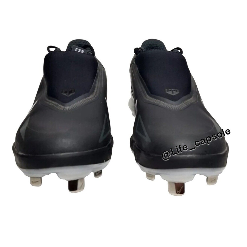 Size 8 NIKE FORCE‎ ZOOM TROUT 8 Pro Metal Black Baseball Cleats Men's CZ5915-01 - Picture 4 of 7